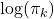 \log(\pi_k)