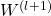 W^{(l+1)}