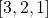 [3, 2, 1]
