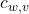 c_{w,v}