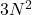 3N^2
