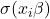 \sigma(x_i\beta)