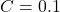 C=0.1