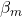\beta_m