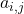 a_{i,j}