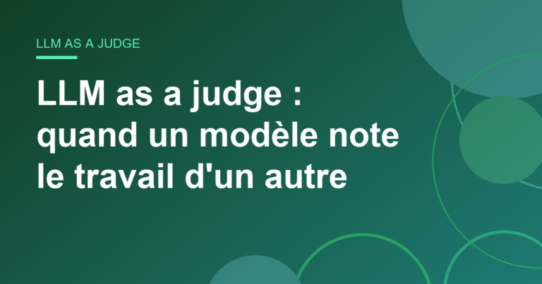 LLM as a judge : quand un modèle note le travail d'un autre