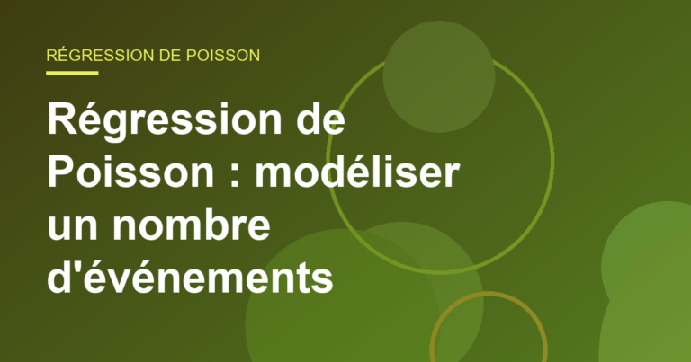 Régression de Poisson : modéliser un nombre d'événements